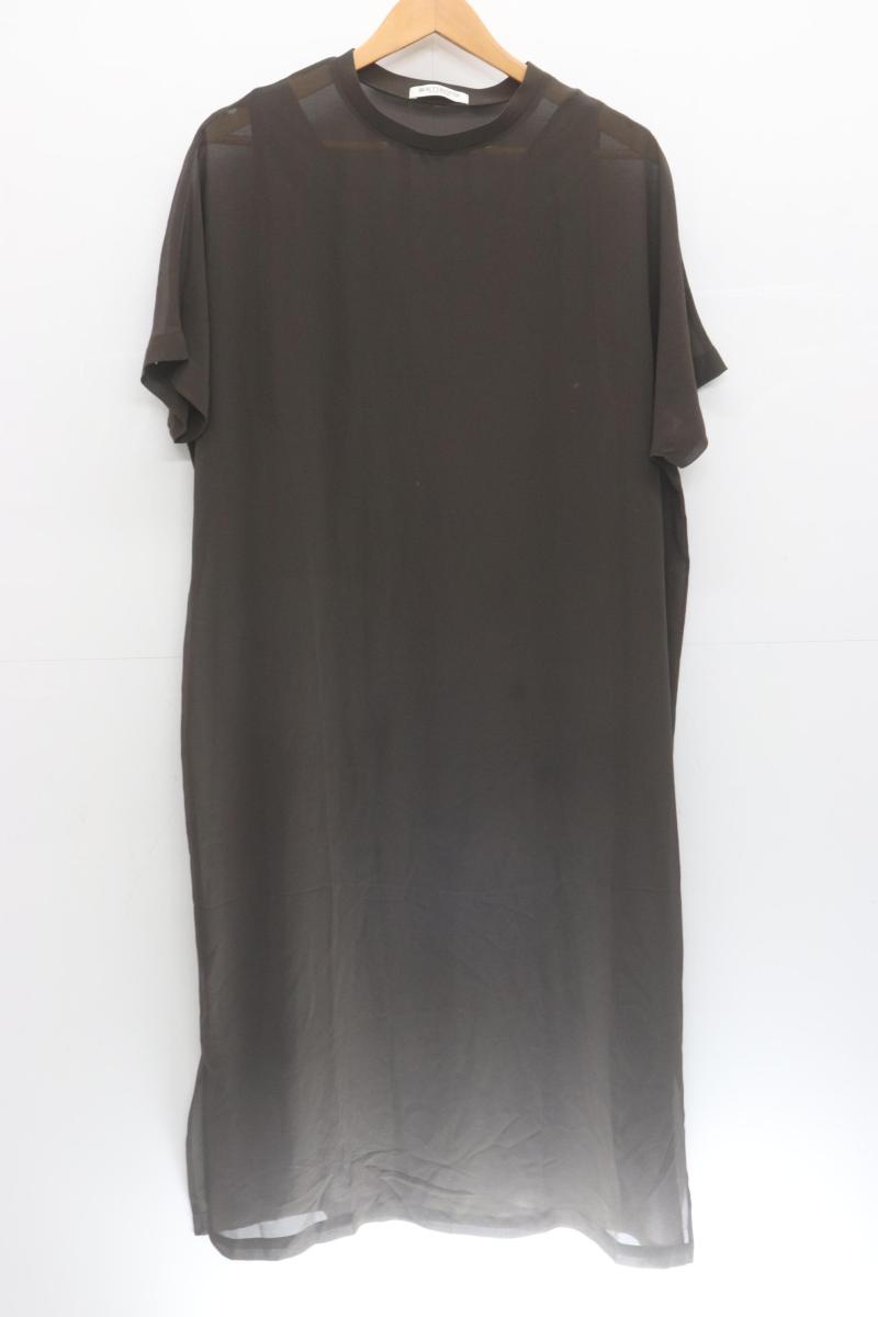 Rakuten - 【中古】 BEAUTY & YOUTH UNITED ARROWS レディースワンピース -- シフォンレイヤード ドルマンスリーブ ワンピース BEAUTY & YOUTH UNITED ARROWS -- 緑 グリーン 無地