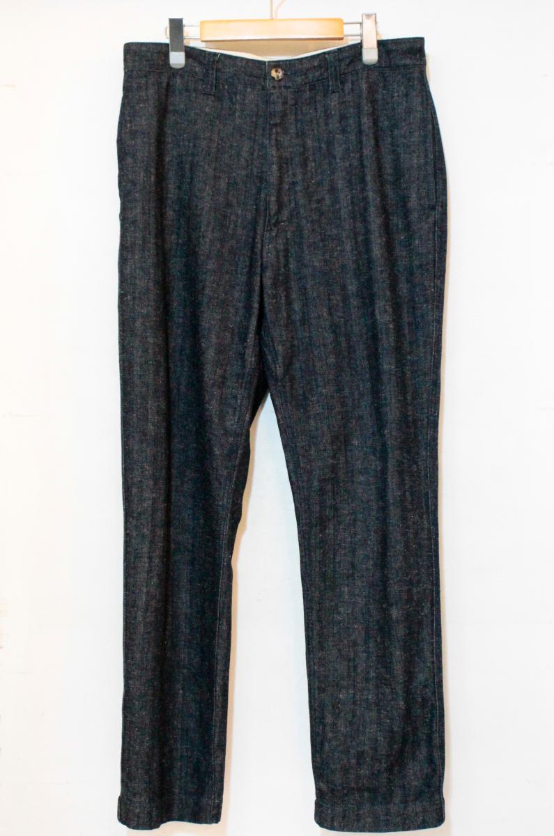 Rakuten - 【中古】 -- メンズデニムパンツ -- FOB FACTORY/ヘリンボーンデニムパンツ/LL/インディゴブルー 藍/F0516