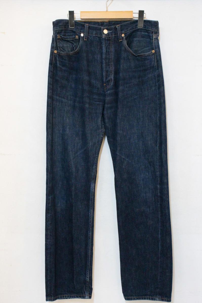 Rakuten - 【中古】 LEVIS メンズデニムパンツ W33×L32 LEVIS/501/2002年/フィリピン製/デニムパンツ/W33×L32/インディゴブルー 藍/501-01