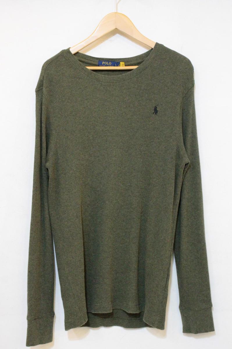 Rakuten - 【中古】 POLO RALPH LAUREN メンズロンT L POLO RALPH LAUREN/サーマル/ロンT/L/カーキ