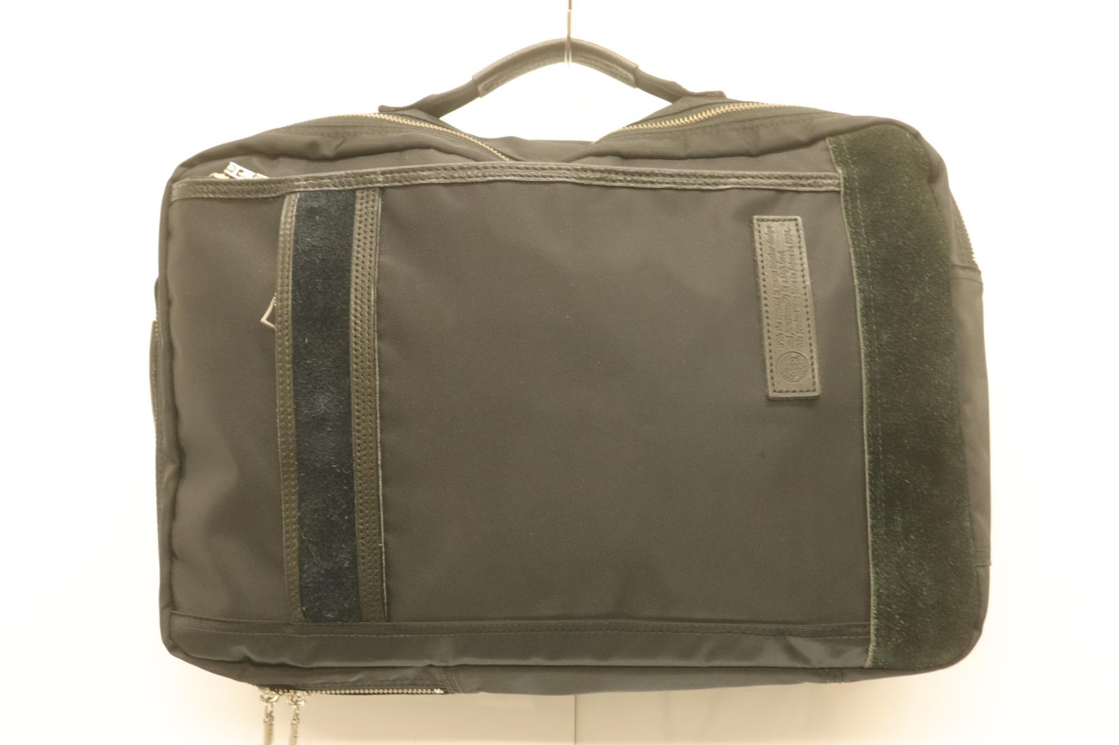 【中古】 MASTER PIECE メンズビジネスバッグ -- ブリーフケース MASTER PIECE -- 黒 ブラック ロゴ