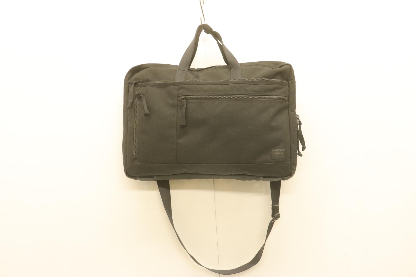 Rakuten - 【中古】 PORTER メンズビジネスバッグ -- INTERACTIVE ブリーフケース PORTER -- 黒 ブラック ロゴ
