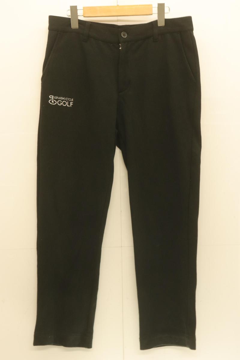 Rakuten - 【中古】 木梨サイクル メンズパンツ XL GOLF パンツ 木梨サイクル XL 黒 ブラック ロゴ