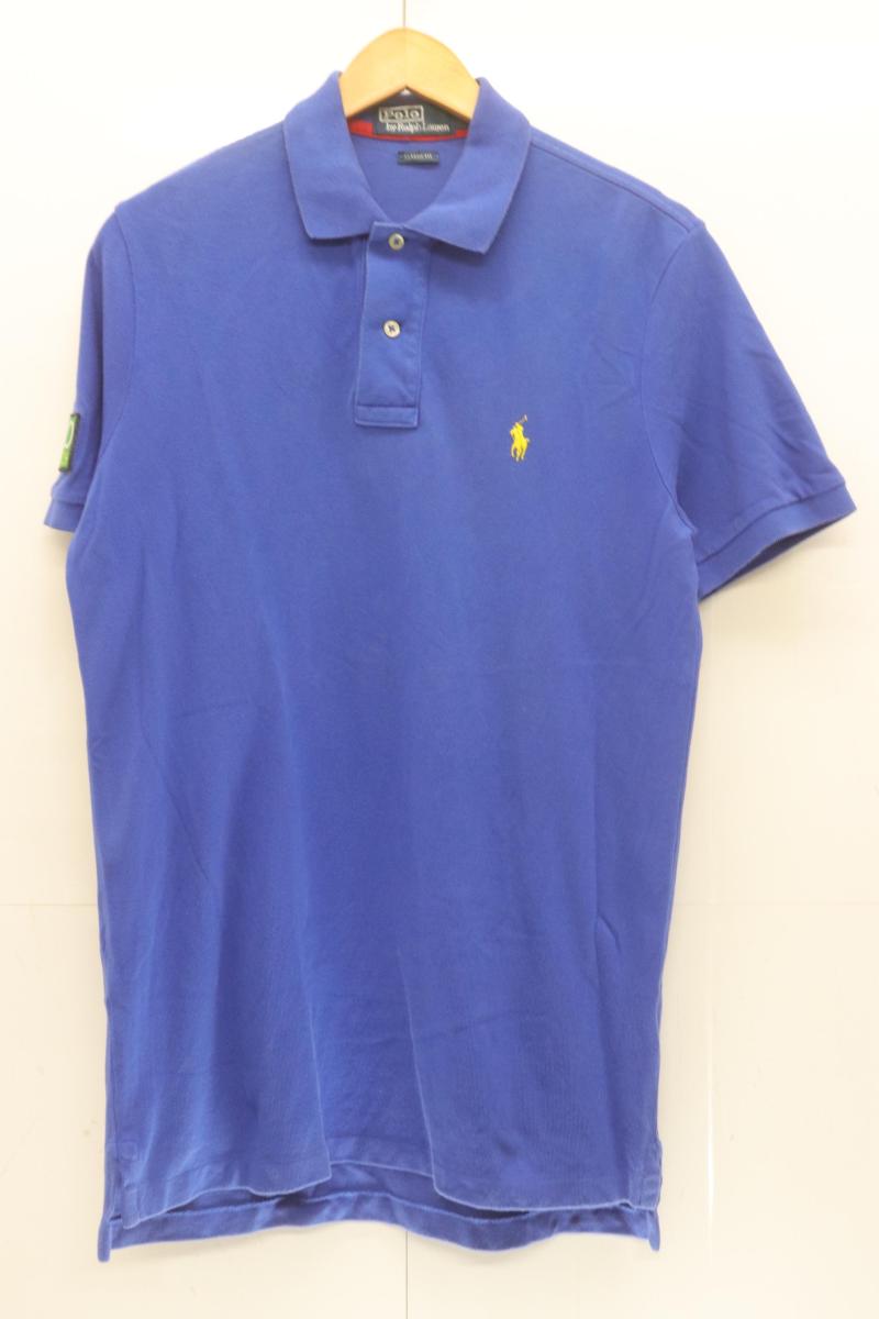 Rakuten - 【中古】 Polo by Ralph Lauren メンズポロシャツ S ポロシャツ Polo by Ralph Lauren S 青 ブルー 刺繍