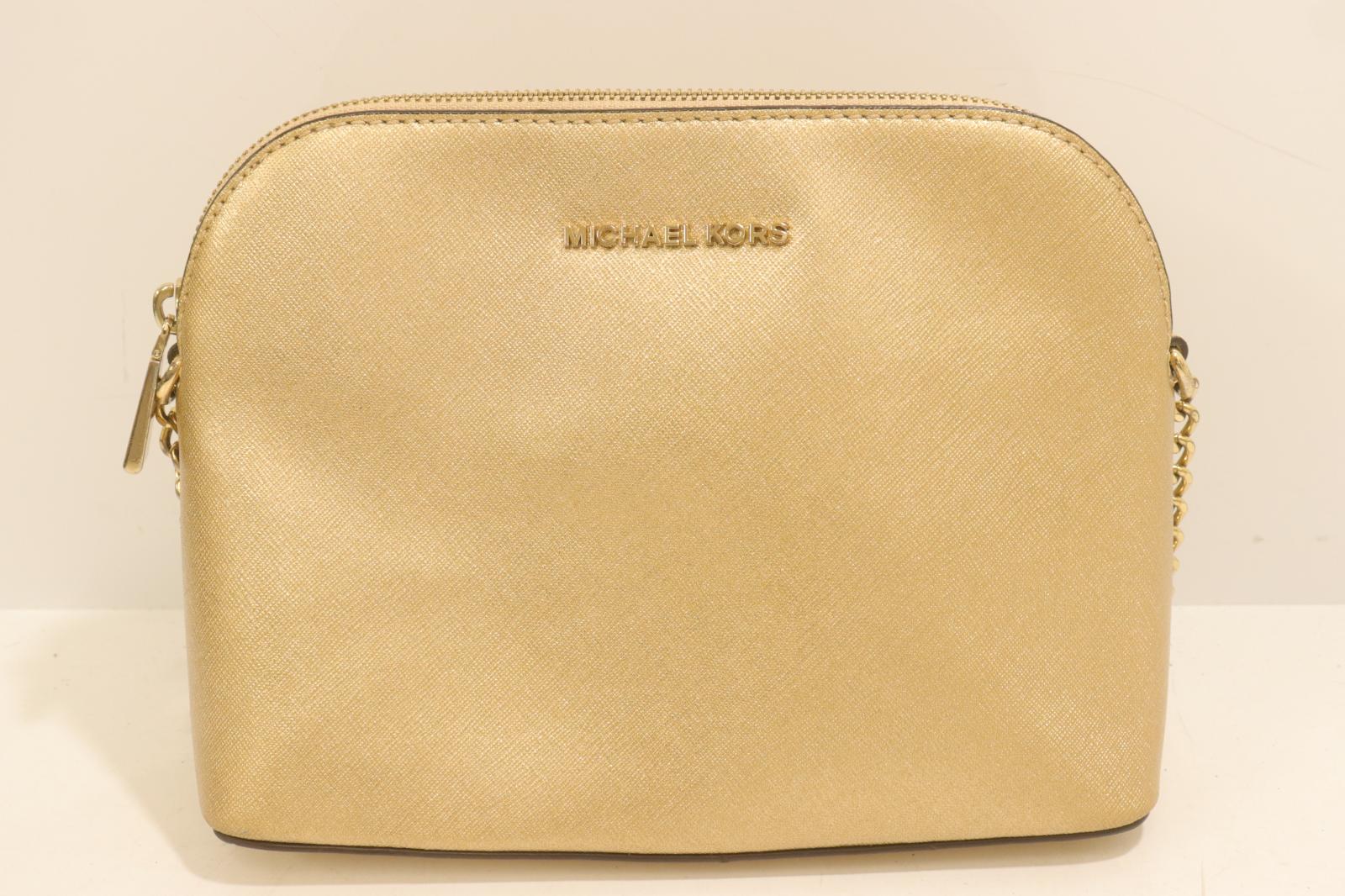 Rakuten - 【中古】 Michael Kors レディースショルダーバッグ -- チェーン ショルダーバッグ Michael Kors -- 金 ゴールド ロゴ