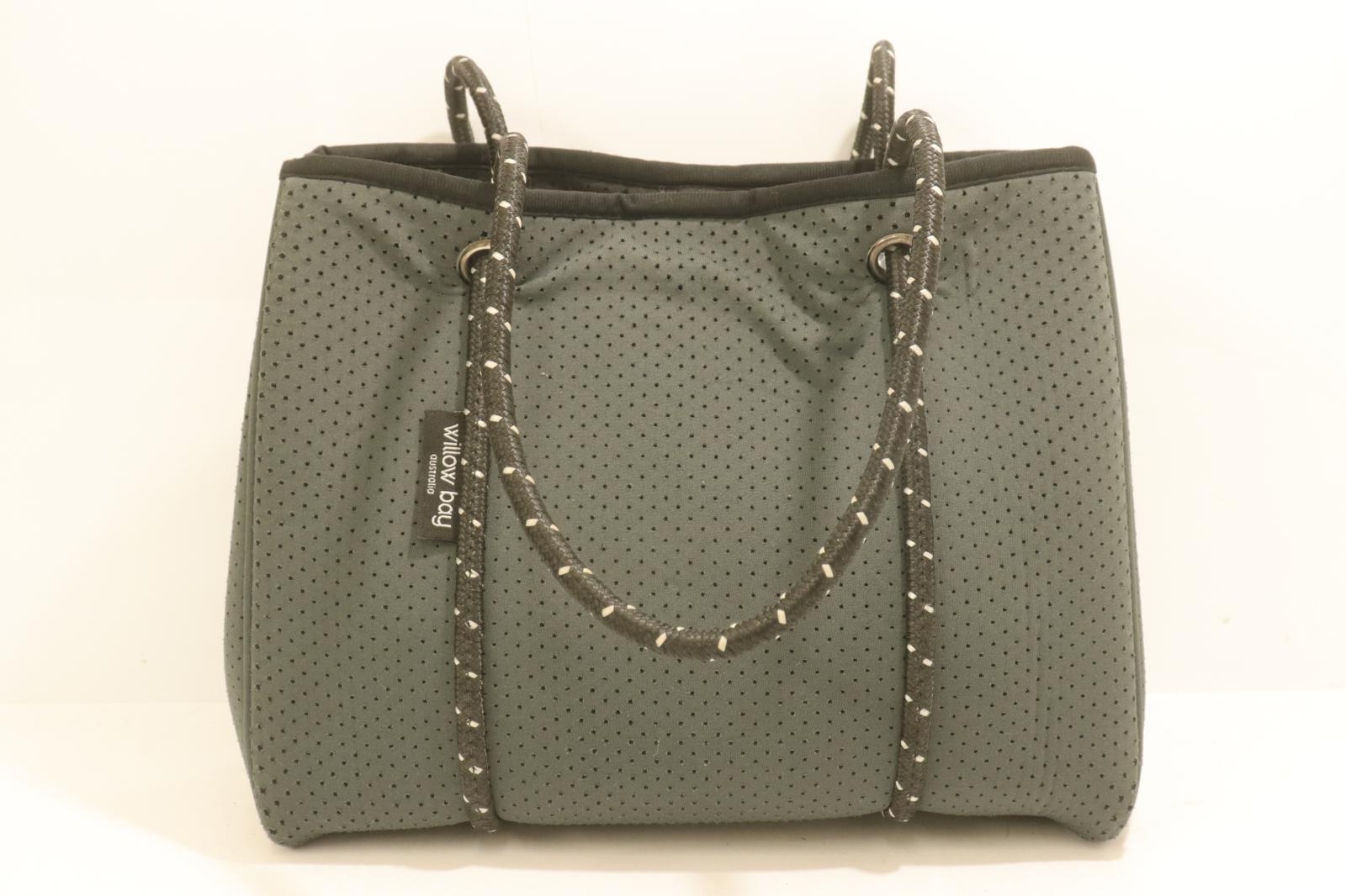 Rakuten - 【中古】 Willow Bay レディーストートバッグ -- トートバッグ Willow Bay -- グレー 灰 無地