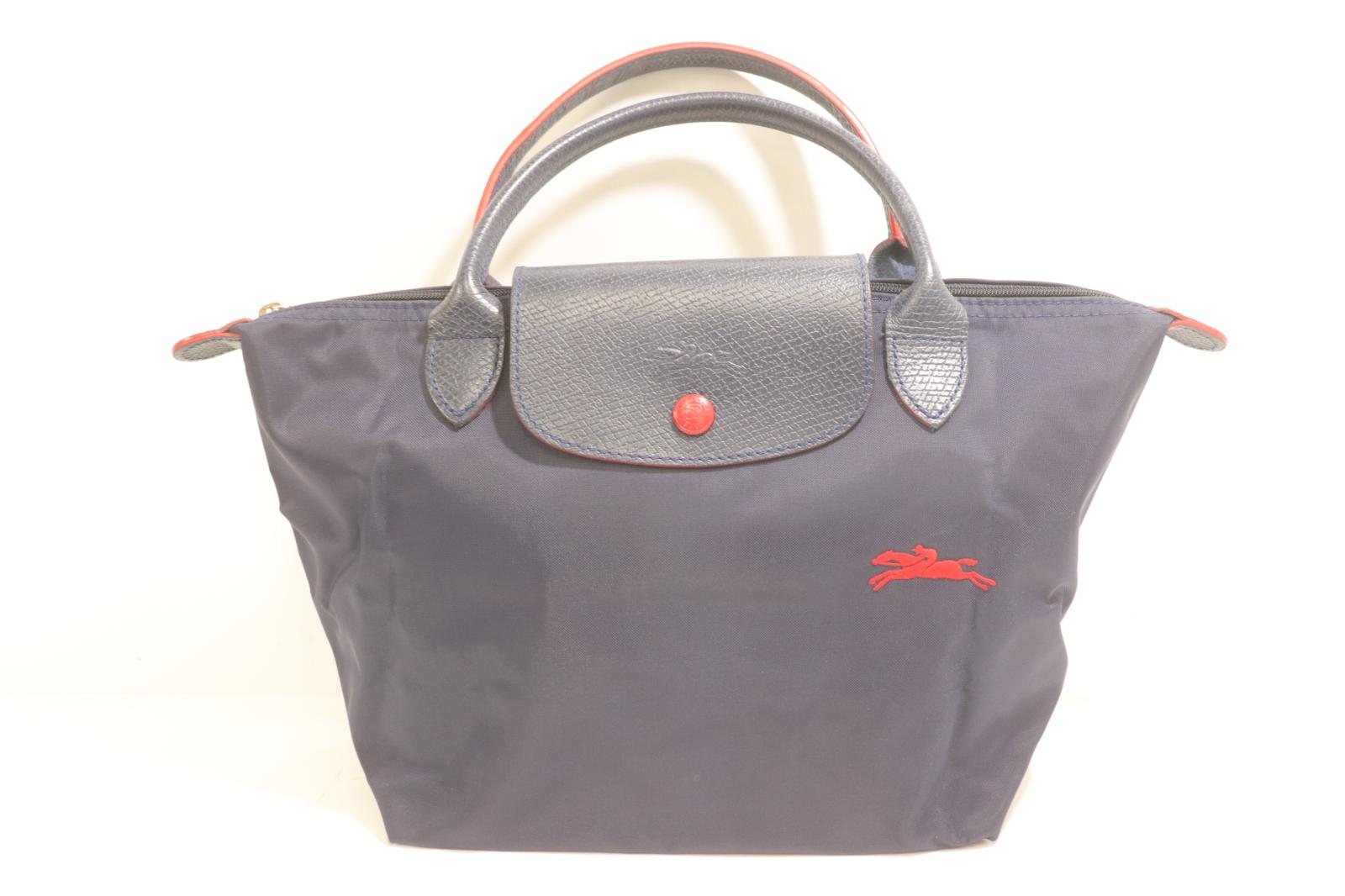 Rakuten - 【中古】 Longchamp レディーストートバッグ -- 折り畳み トートバッグ/Longchamp/--/紺 ネイビー/ロゴ