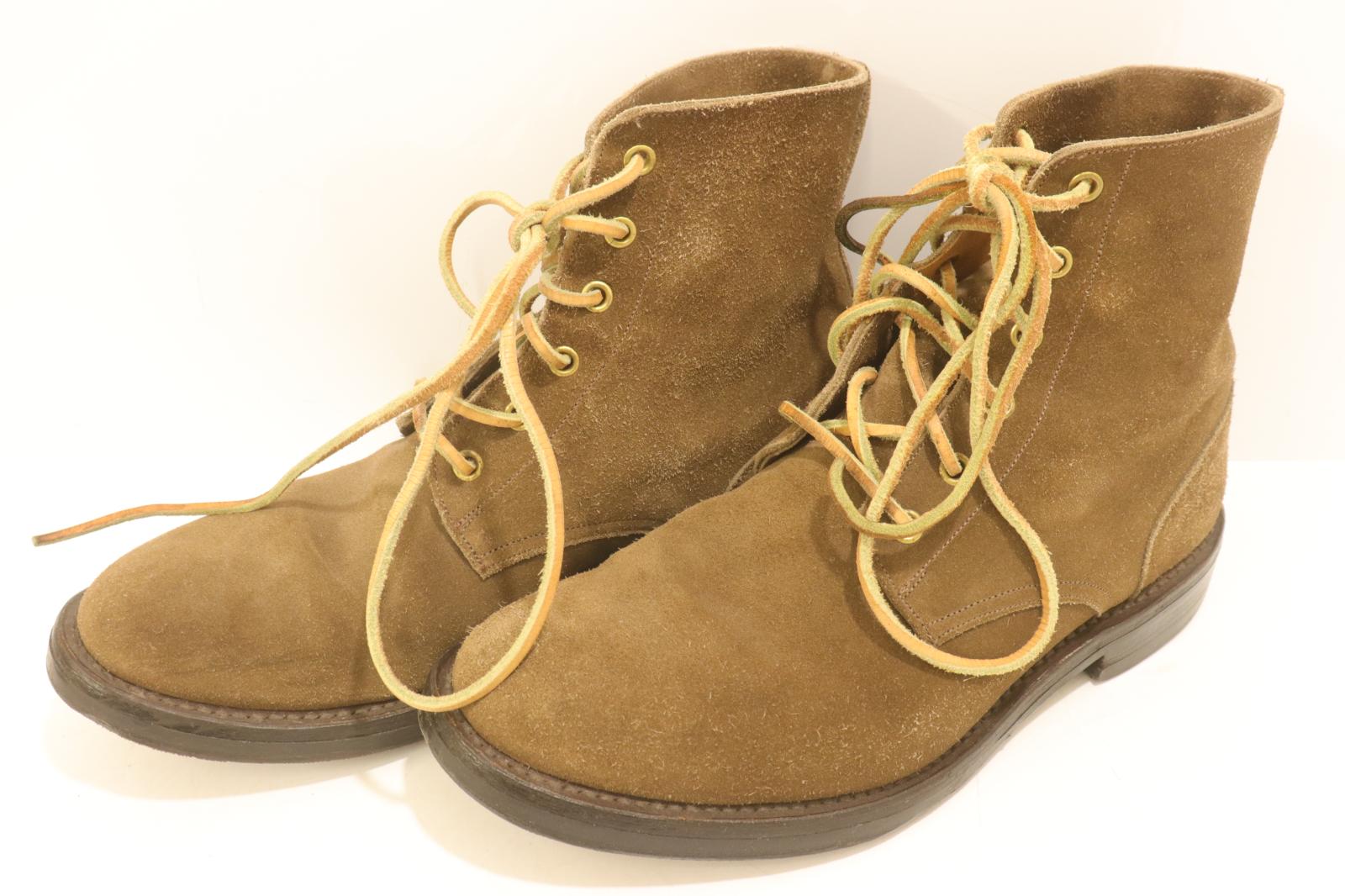 【中古】 Tricker's メンズブーツ -- スウェードブーツ Tricker's -- 茶 ブラウン ...