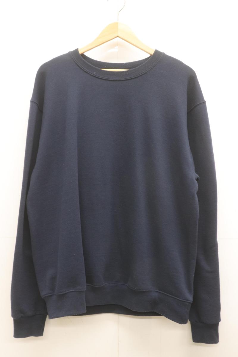 【中古】 CHAMPION メンズスウェット L ECO 裏起毛スウェット CHAMPION L 紺 ネイビー ロゴ