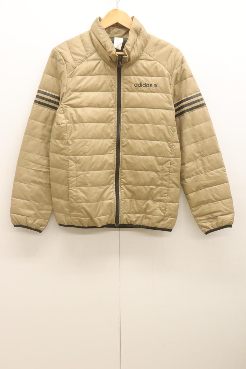 　商品状態説明 詳細説明 ダウンジャケット adidas M 金 ゴールド ロゴ 【状態ランク：C 使用感がありダメージが確認できる状態】 【状態備考】 首元に汚れが見られます。背面にスレが見られます。全体的に薄汚れが見られます。 表記サイズ M 実寸サイズ 着丈 67cm身幅 52cm肩幅 44cm袖丈 65cm裄丈 cm 素材表記 本体：ポリエステル100％ 中綿：ダウン80％ フェザー20％ カラー 金 ゴールド ※色は担当者の主観で判断しております。 ※表示するモニターごとに色合いが違って見える場合があります。 テイスト /2026-08-20 管理番号 242222079632　