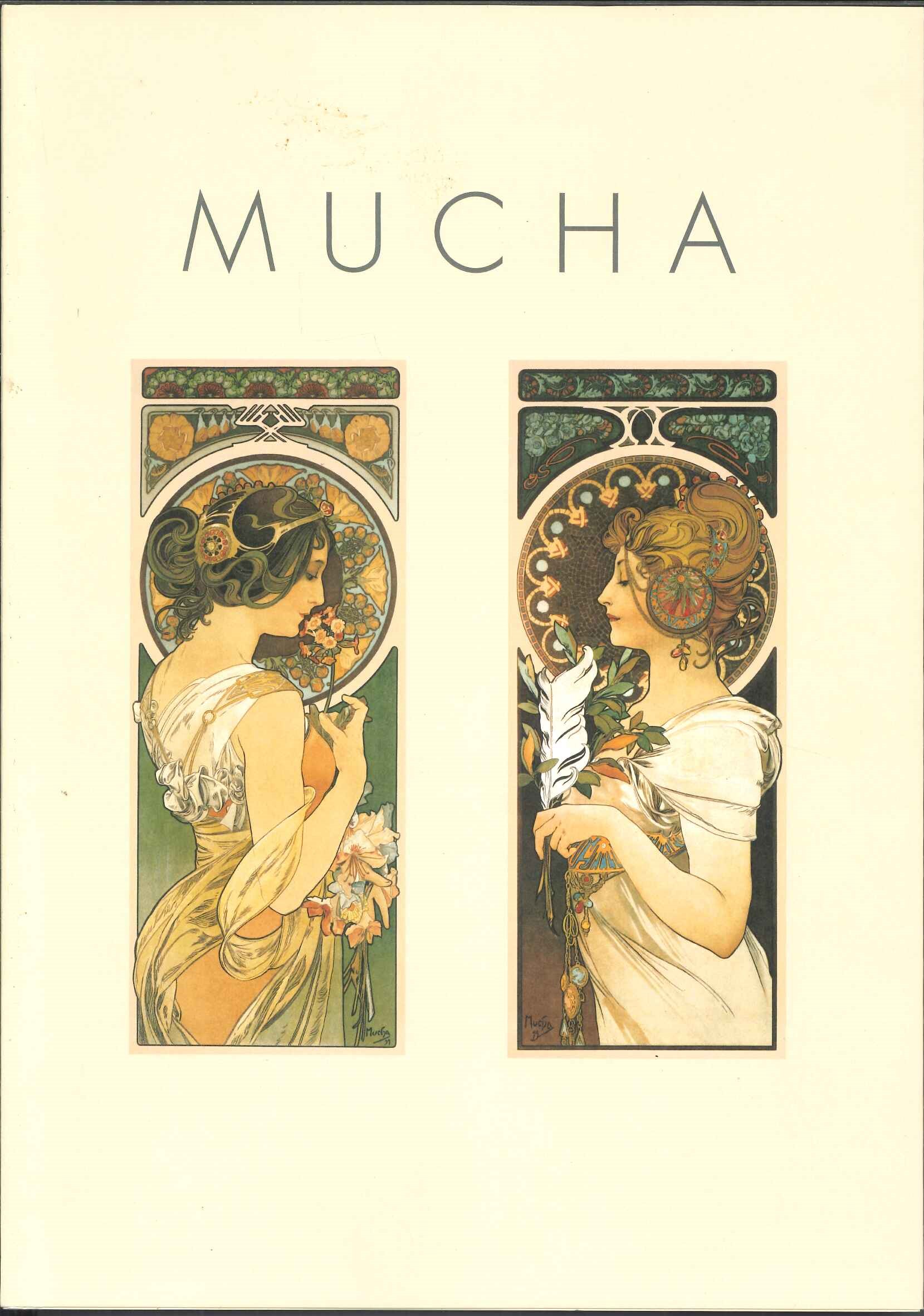 【メール便OK】【カタログ/写真集】アールヌーボーの華MUCHA　【中古】afb