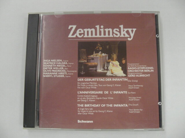 【CD】A.Zemlinsky,The Birthday of the Infanta(Opera) 【中古】afb