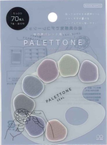 【メール便OK】サンスター パレット風シール パレットーン アンティークフラワー S8591822