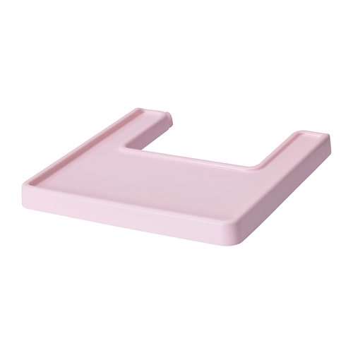 【IKEA/イケア/通販】 ANTILOP アンティロープ ハイチェア トレイ, ピンク(c)(20385978)