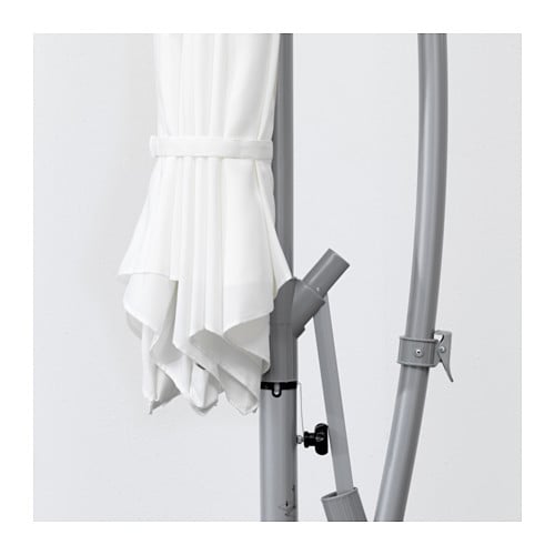 【IKEA/イケア/通販】BAGGamp;Ouml;Nバッゴーンハンギングパラソル,ホワイト(a)(70260283)