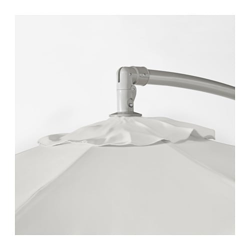 【IKEA/イケア/通販】BAGGamp;Ouml;Nバッゴーンハンギングパラソル,ホワイト(a)(70260283)