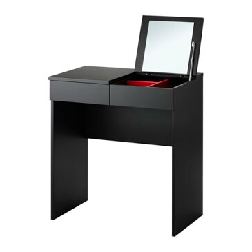 【IKEA/イケア/通販】 BRIMNES ブリムネス ドレッシングテーブル, ブラック(a)(10355420)