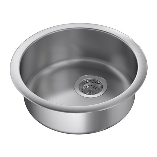 [IKEA/イケア/通販]BOHOLMEN ボーホルメン はめ込み式シンク 1ボウル, ステンレススチール[DC](a)(09157497)