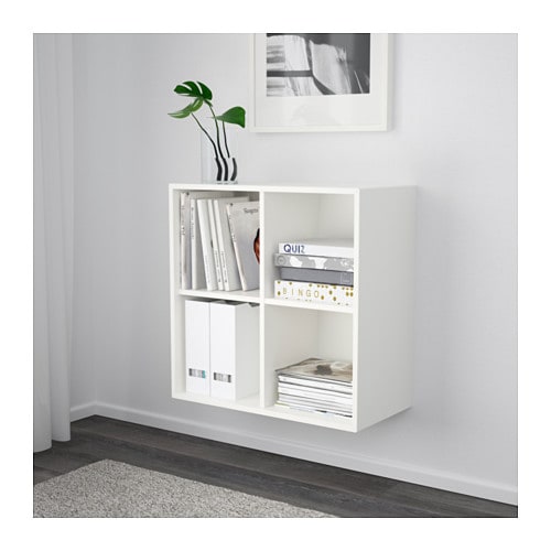 [IKEA/イケア/通販]EKET エーケト 壁取り付け式シェルフユニット 4コンパートメン...