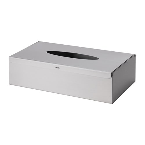 【IKEA/イケア/通販】GRUNDTAL グルンドタール ティッシュボックス, ステンレススチール[A](c)(70318934)