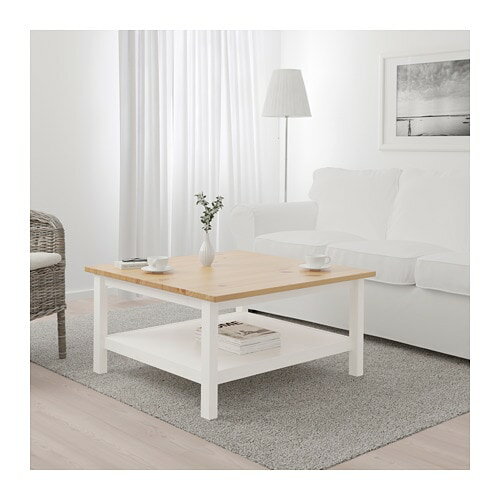 [IKEA/イケア/通販]HEMNES ヘムネス コーヒーテーブル, ホワイトステイン/ライトブラウン[H](b)(10413496)