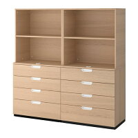 【IKEA/イケア/通販】GALANTガッラント収納コンビネーション引き出し付,ホワイトステインオーク材突き板(S89285108)
