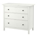 IKEA/イケア/通販 HEMNES ヘムネス チェスト（引き出し×3）, ホワイトステイン 3 (a)(10355689)