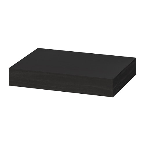 [IKEA/イケア/通販]LACK ラック ウォールシェルフ, ブラックブラウン【北欧・ラック】[B](a)(20430589)