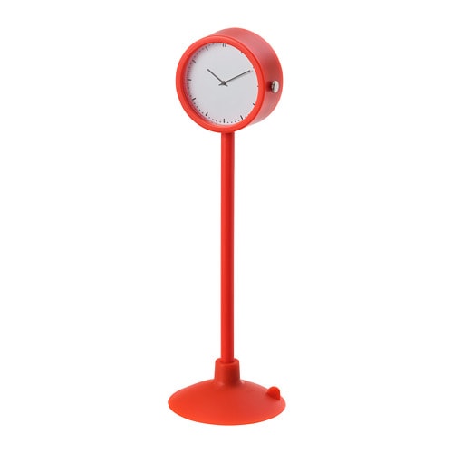 【IKEA/イケア/通販】 STAKIG スタキグ 時計, レッド(a)(00373655)