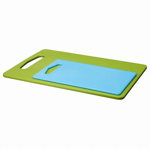 【IKEA/イケア/通販】BERGTUNGA ベリトゥンガ まな板2枚セット, グリーン/ブルー[B](a)(60434321)のサムネイル