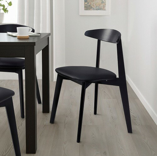 【IKEA/イケア/通販】HANSOLAハンソーラチェア,竹ブラック,キムスタminus;ドブラック(50474459)