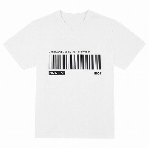 [IKEA/イケア/通販]EFTERTRADA エフテルトレーダ Tシャツ ホワイト[B] c 50489385 