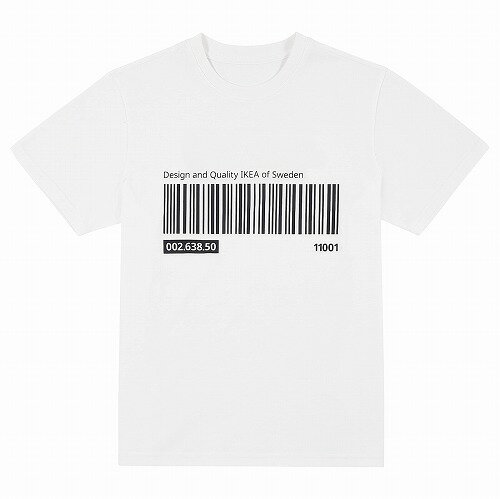 [IKEA/イケア/通販]EFTERTRADA エフテルトレーダ Tシャツ ホワイト[B] c 80489384 