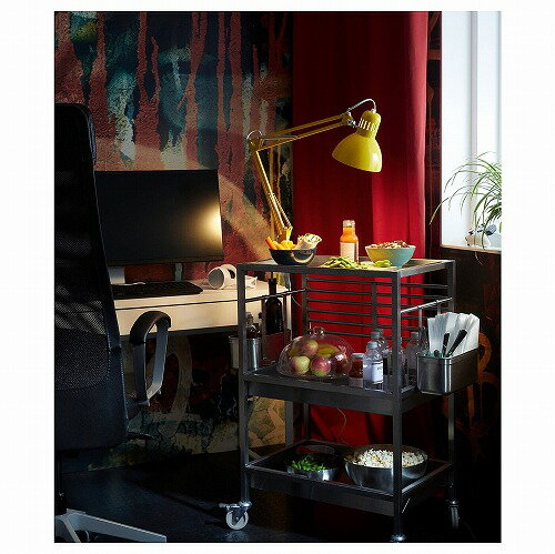 【IKEA/イケア/通販】KUNGSFORSクングスフォルスキッチンワゴン,ステンレススチール(90334933)