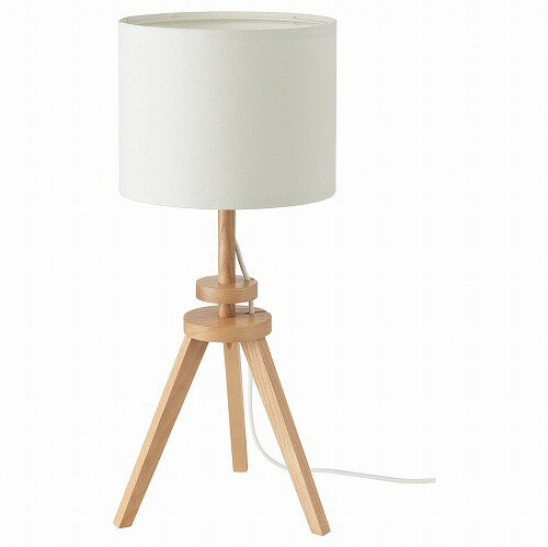 [IKEA/イケア/通販]LAUTERS ラウテルス テーブルランプ, アッシュ/ホワイト[B](b