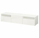 IKEA/イケア/通販 BESTA ベストー テレビ台, ホワイト/セルスヴィーケン ハイグロス/ホワイト 13 (a)(09185023)