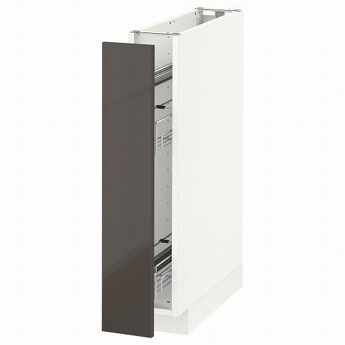 [IKEA/イケア/通販]METOD メトード ベースキャビネット/引き出し式収納アクセサリー, ホワイト/リンガ..