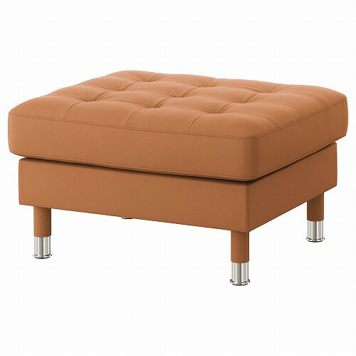 [IKEA/イケア/通販]LANDSKRONA ランズクローナ オットマン, グラン/ボームスタード ゴールデンブラウン/メタル[HA](a)(19269183)のサムネイル