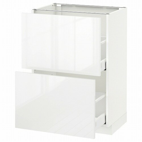 Other - [IKEA/イケア/通販]METOD メトード ベースキャビネット 引き出し2段付き, ホワイト マキシメーラ/リンガフルト ホワイト[5](a)(49086337)