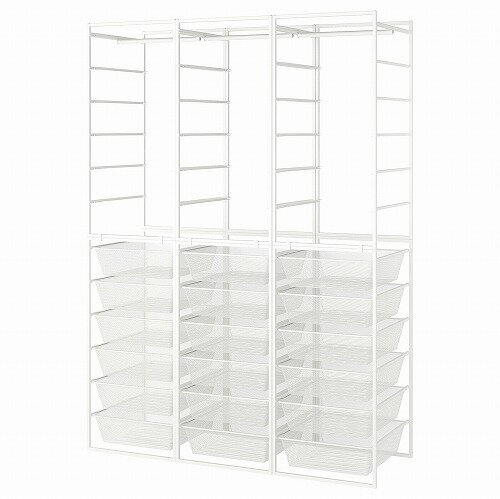 フレーム メッシュバスケット ハンガーレール ヨナクセル ヨナクセル 148x51x7 Cm ワードローブ Ikea イケア 通販 Cm Ikea イケア 収納家具 収納グッズ ワードローブ Jonaxel Webyセレクション 店