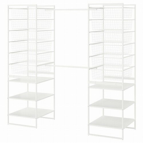 [IKEA/イケア/通販]JONAXEL ヨナクセル ワードローブコンビネーション, ホワイト[18](a)(59305103)