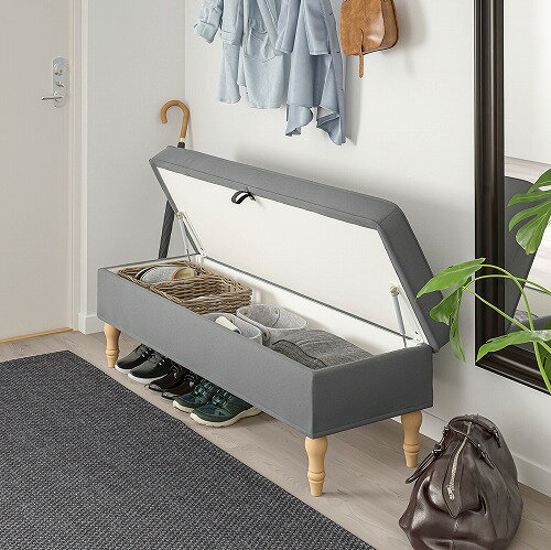 Stocksund ソファ ソファベッド ベンチ Ikea イケア 通販 Ikea イケア 家具 ソファ オットマン ソファ足置き ストックスンド Webyセレクション 店 ミディアムグレー ライトブラウン ウッド ストックスンド ジュンゲン