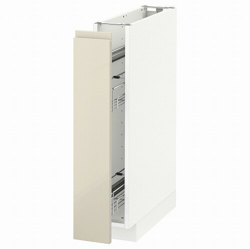 [IKEA/イケア/通販]METOD メトード ベースキャビネット/引き出し式収納アクセサリー, ホワイト/ヴォッ..