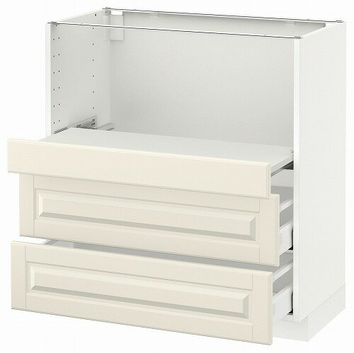[IKEA/イケア/通販]METOD メトード ベースキャビネット 引き出し式シェルフ/引き出し2付き, ホワイト ..