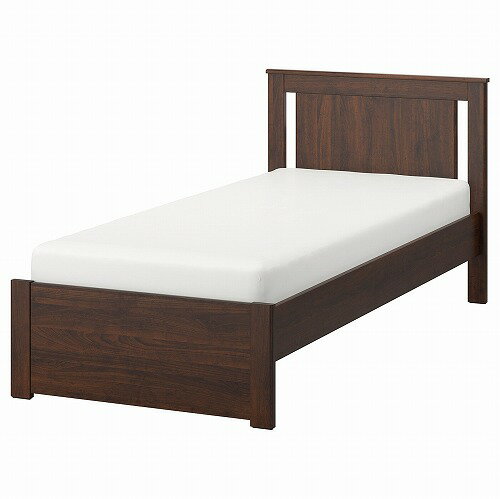 [IKEA/イケア/通販]SONGESAND ソンゲサンド ベッドフレーム, ブラウン/ロンセット[3](a)(79240945)(3)
