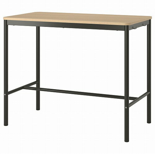 [IKEA/イケア/通販]TOMMARYD トッマリード テーブル, ホワイトステインオーク材突き板/チャコール[IE](a)(89387526)