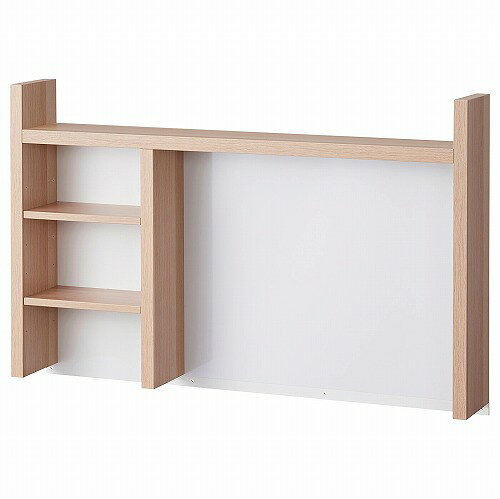 [IKEA/イケア/通販]MICKE ミッケ ワークステーション, ホワイトステインオーク調【北欧デザインのデスク。オフィス・パソコン・勉強机に。収納も選べる】[IH](d)(99395564) [3]