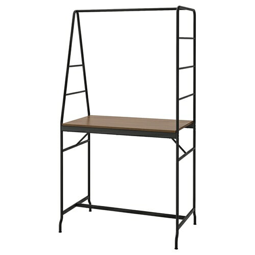[IKEA/イケア/通販]HAVERUD ホーヴェルード テーブル はしご収納付き, ブラック[H](c)(10512571)