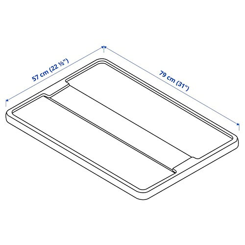 【IKEA/イケア/通販】SAMLA サムラ ふた 55/130Lボックス用, 透明[E](c)(40455084) [3]