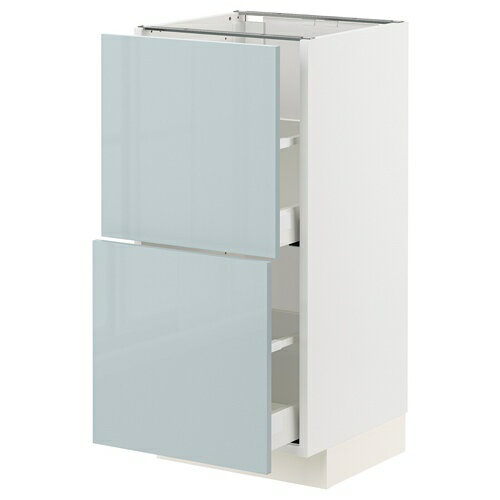 [IKEA/イケア/通販]METOD メトード / MAXIMERA マキシメーラ ベースキャビネット 引き出し2段付き, ホ..